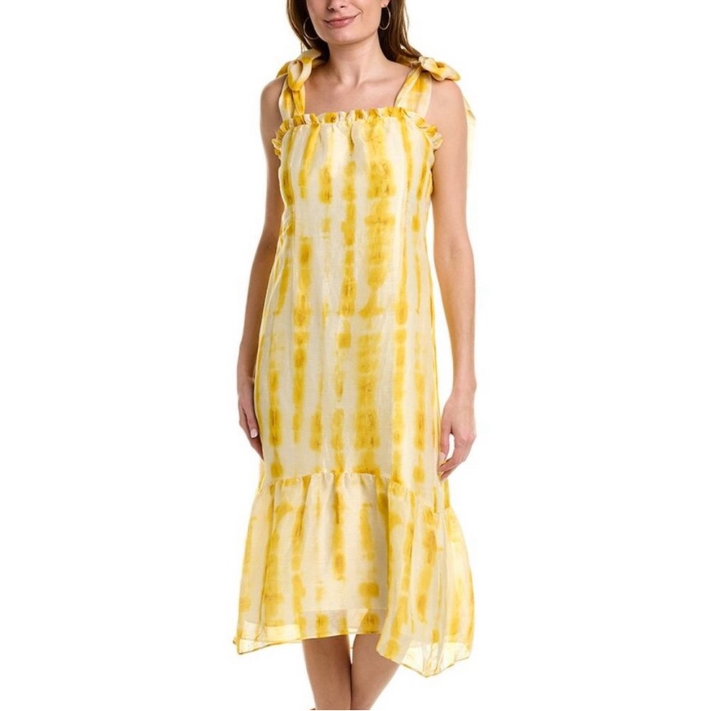 Marie Oliver Maya Dress in Lemon Dye Size XL NEW w/ Tags